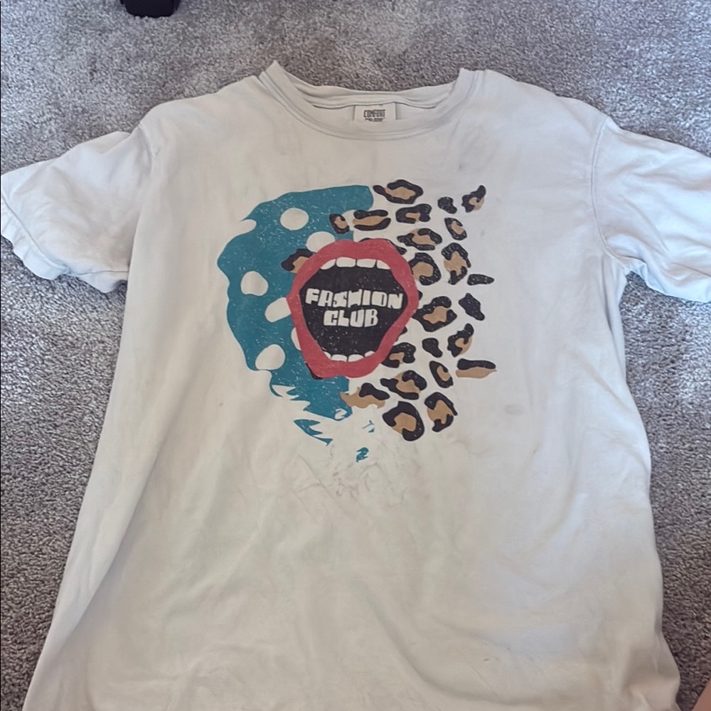 White Graphic Kids T-Shirt